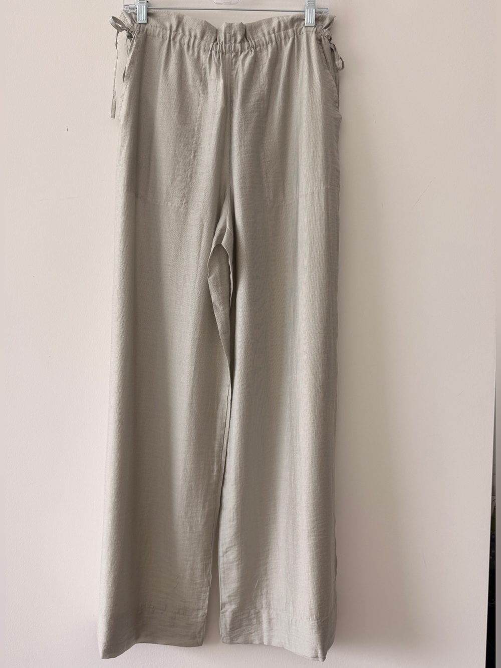 Club Monaco Sage Striped Lightweight Side Tie Women’s Pants Size S/P